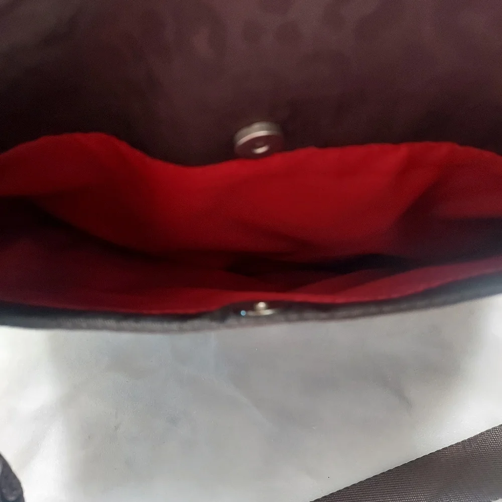 Baggellini Brown Spotted Animal Leopard Print Travel Bag - Picture 10 of 10